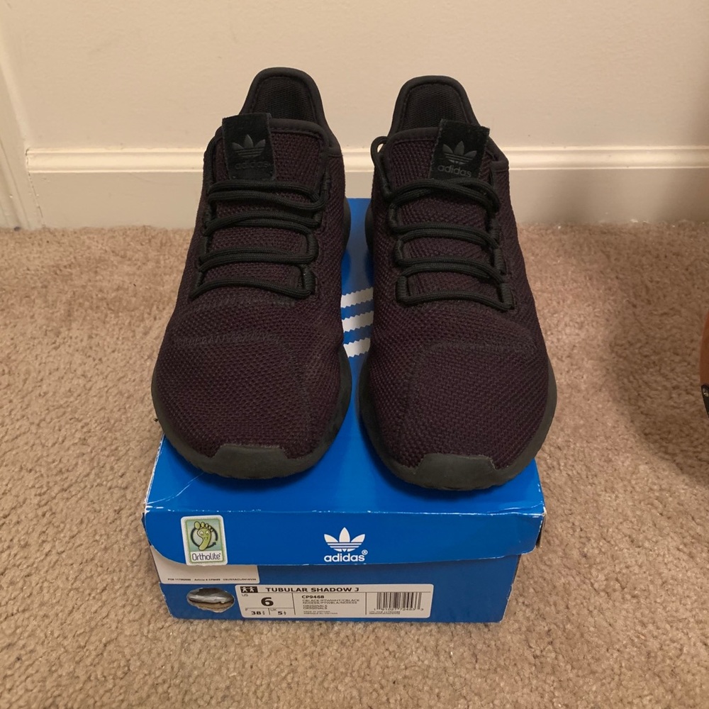 Black Adidas Tubular Shadow Shoes
